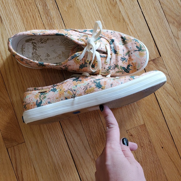 Keds Rifle Paper floral sneakers sz 7 - Picture 12 of 13